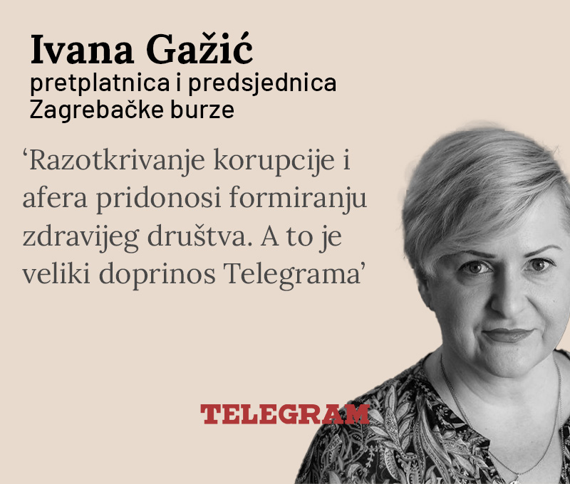 Ivana Gadžić - pretplatnica i predsjednica Zagrebačke burze