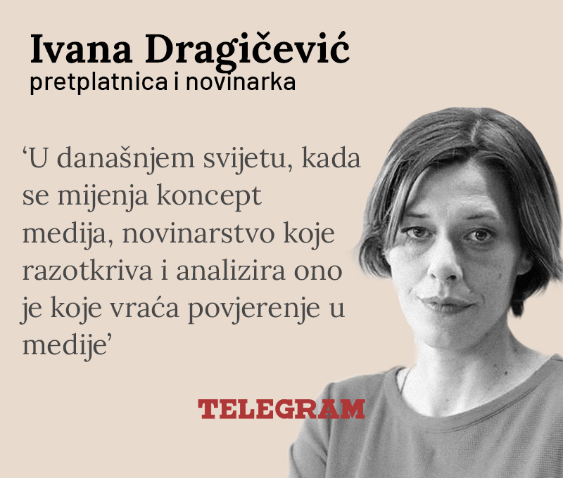 Ivana Dragičević - pretplatnica i novinarka