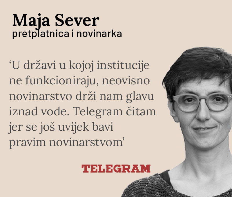 Maja Sever - pretplatnica i novinarka