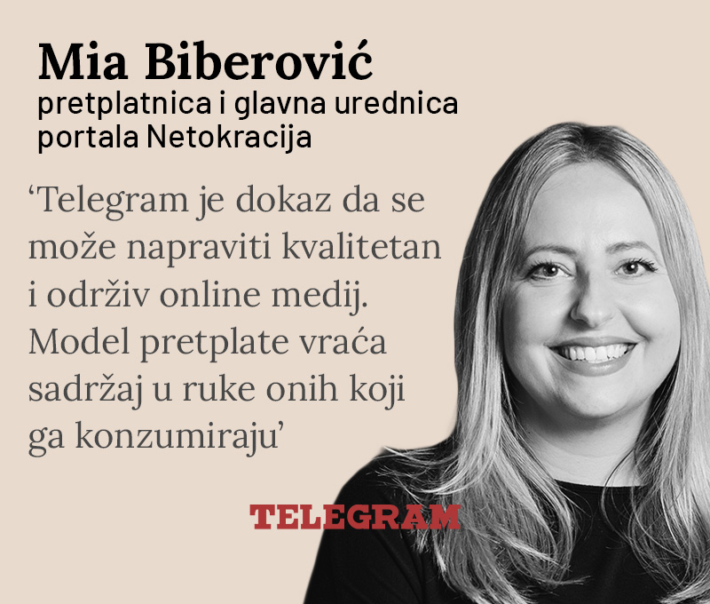 Mia Biberović - pretplatnica i glavna urednica portala Netokracija