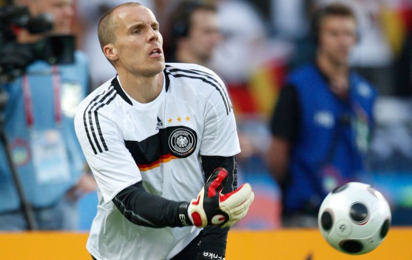 Goalkeeper Robert Enke of Germany warms up prior to a UEFA Euro 2008 Group B match against Austria a